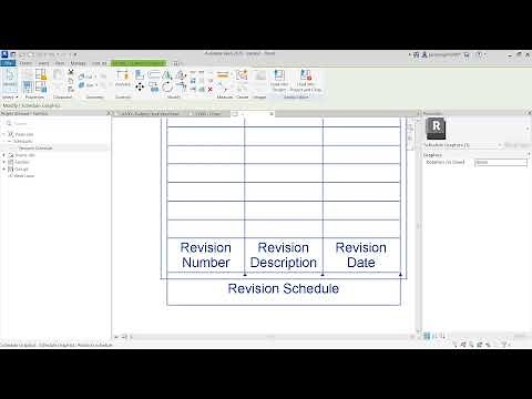 Title Block Revision Schedule in Revit 2025