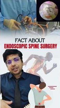Endoscopic Spine Surgery | Walk Same Day | Dr Apoorv Agrawal #slipdiscsurgery