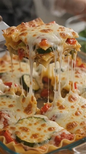 Cheesy Vegetable Lasagna Recipe | Easy Homemade Veg Lasagna | Restaurant Style
