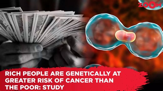 Rich people are genetically at greater risk of cancer than the poor: Study