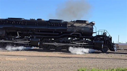 Big Boy leaving Cheyenne yard August 2024 #bigboy4014locomotive #UP4014 #steamlocomotive | Smoke Orders
