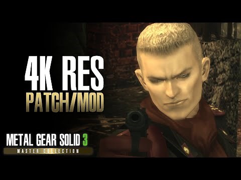 Metal Gear Solid 3 PC | 4K Resolution Mod Download | Master Collection