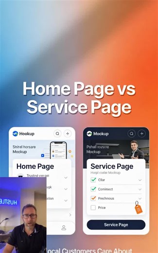 Home Page vs Service Page: What Local Customers Care About