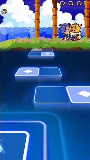 Sonic and Tails kiss cute animation #tileshop #cartoon #animation #memes #Sonic