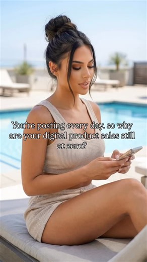 Faceless Digital Marketing on Instagram: "If you’re posting every day and still not making digital product sales, it’s not because you’re not working hard enough. And it’s not the algorithm. In digital marketing, consistency matters but consistency without direction doesn’t convert. Most beginners think: “If I just post more, something will click.” But posting more doesn’t fix: • unclear messaging • no sales structure • content without a strategy • not knowing how to guide someone to buy That’s