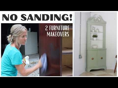 I Painted These Furniture Pieces WITHOUT SANDING! | Easy Makeover