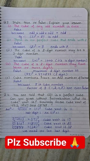 Class 8 Maths | Squares & Cubes | Figure It Out 2 (Q1 to Q5) Full Solution | Ganit Prakash Part 1