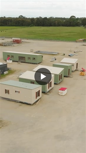 See our Sales Manager, Justin, on-site at our construction facility, standing inside the Kids Under Cover Village 21 communal and support module. One of six modules we’ve had the absolute privilege… | Todd Devine Homes | Victoria s Prefab Experts