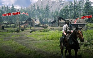 【4K】【荒野大镖客2：救赎】亚瑟·摩根VS整个帮派