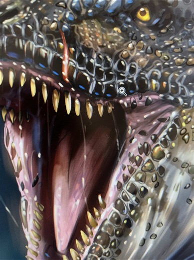 Orca vs T-Rex: Epic Concept Art Illustration