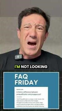 Pre Approval vs Pre Qualification Big Difference