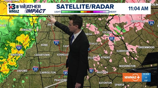 38K views · 190 reactions | Meteorologist Alex Pry is LIVE on 13WMAZ+, breaking down the wintry mix Central Georgia saw, and potential severe weather arriving on Sunday. | 13 WMAZ | Facebook