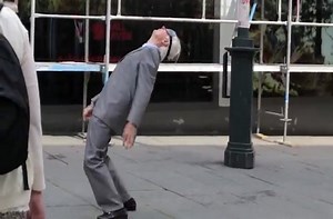 This blindfolded limbo prank is embarrassingly funny.