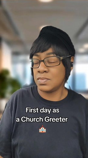 13 reactions | First day as a Church Greeter ⛪️ #fypシ #funny #voiceover #churchcomedy | April Hatcher | Facebook