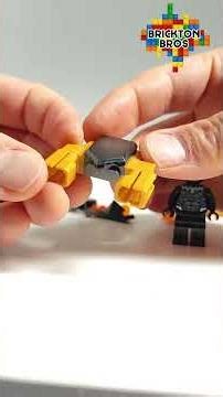 LEGO Black Panther & Hoverboard Review (Magazine Exclusive Foil Pack!) 🐆🚀 #lego #legoshorts
