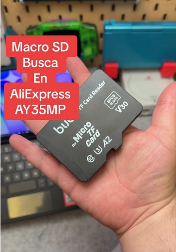 Macro SD #microsd #tech #aliexpress #aliexpresshaul #aliexpressgoodfinds Te dejo el enlace en mi perfil dentro de mi Linktree, pero si buscas AY35MP encontrarás esta Macro SD pa👉Toca el enlace https://s.click.aliexpress.com/e/_mN2MpSB o introduce el código de búsqueda [AY35MP] en la página de inicio de AliExpress para ver todos los artículos increíbles que he seleccionado cuidadosamente para ti. ¡Y no olvides disfrutar de ahorros extra con los códigos de descuento exclusivos a continuación, sol