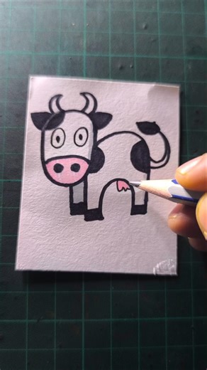 cute cow drawing tutorial