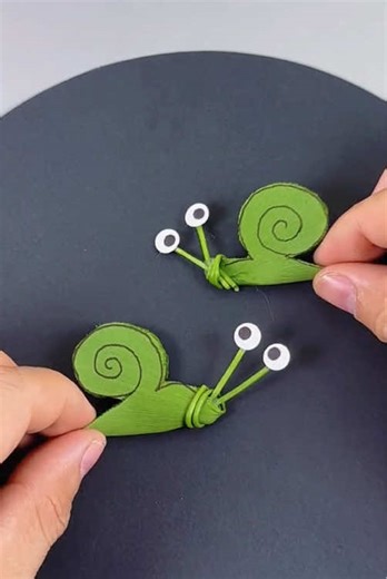 Create a Leaf Snail Craft for Kids