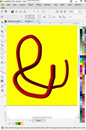 Coreldraw x12 Tutorial - Use Bland Tool For More Beginners
