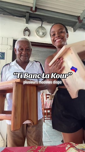 Banc Bois cryptomeria & Bois palettes 🪵 25€ - Secteur Nord Nous attend azot 🇷🇪 #974 #bonplan #banc #artisanat #faitmain