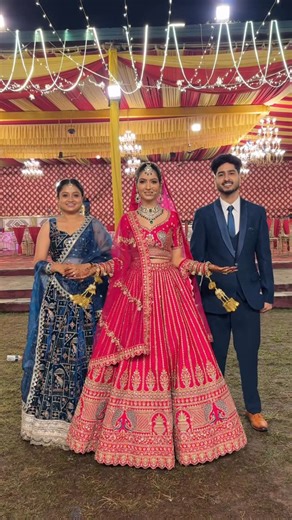 Shubham Negi on Instagram: "The most beautiful bride ever 💍❤️ God bless uh baby ❣️ #sister #love #sisterswedding #emotional"