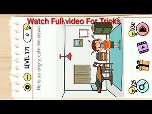 Brain Test Level 271 || He Is So Angry, Calm Him Down.