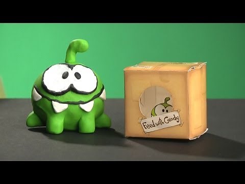 Cut the Rope - OM NOM Clay Model and papercraft