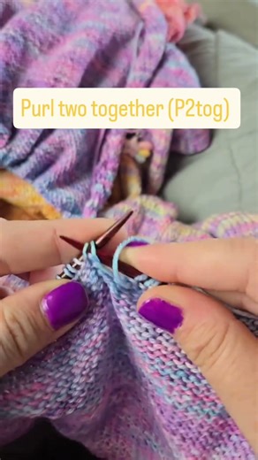 Purl two together