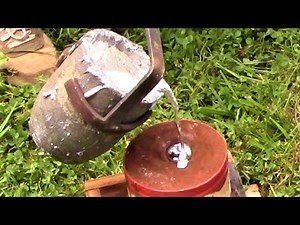 How to Melt and Pour Aluminum Casting Model Engine Crankcase with a DIY Sand Core: Part 3 Fail