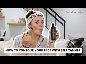 HOW TO CONTOUR YOUR FACE WITH SELF TANNER | TIPS AND TRICKS BY A PRO SPRAY TAN ARTIST