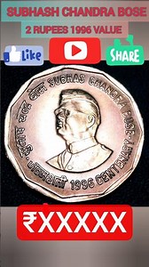 ₹2 SUBHASH CHANDRA BOSE COIN VALUE #coin #viral #viralshorts #trands