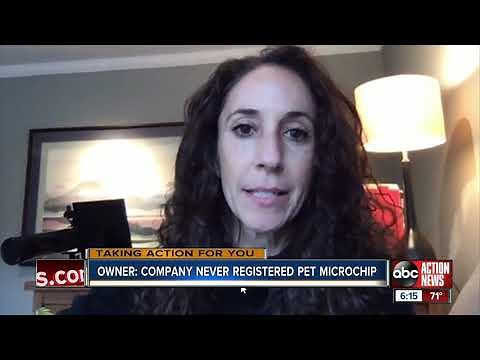 How to make sure your pet's microchip is properly registered in case they get lost