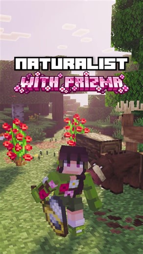 Naturalist Add-On x Prizma Visuals 2.1 #minecraft #addon #update #bedrock