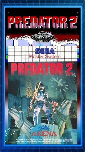 Predator 2 (SEGA Master System) Gameplay. #retrogaming #predator