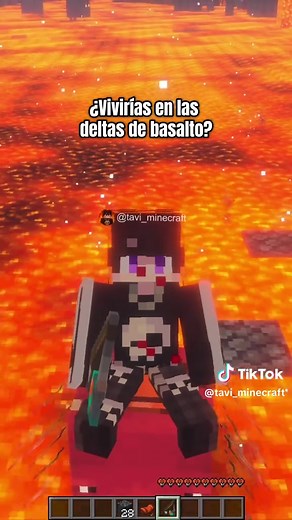 El bioma mas Hostil 🌋 de todo el Nether. Las Deltas de Basalto Minecraft. Te explico algunos datos sobre este bioma y porque es tan peligroso Con Tavi #minecraft #videojuegos #minecrafttips #minecraftbedrock #lol