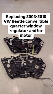 Replacing 2003-2010 Volkswagen Beetle convertible rear quarter window motor and regulator It is easier to change them both together instead of just regulator or just motor 🚘 Used auto parts, serving #Chicagoland locally and shipping nationwide #junkyard #usedautopartschicago #carrepair | Rebuiltcars Used Auto Parts