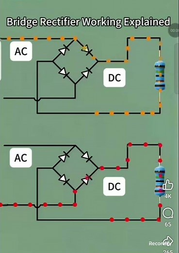 Bridge Rectifier Explained ⚡ | AC to DC Conversion Full Wave Rectifier | Physics Basics