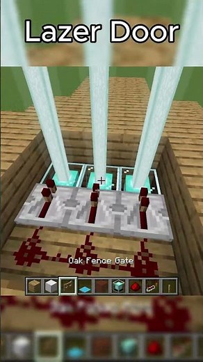 How to Build a Lazer Door in Minecraft
