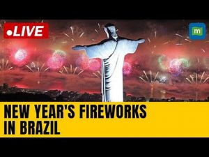 Brazil's Copacabana welcomes the New Year with a fireworks show