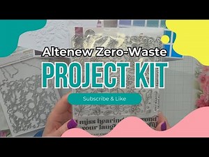 Card Making Tutorial Using the Altenew Zero-Waste Flowery Pattern Craft Your Life Project Kit