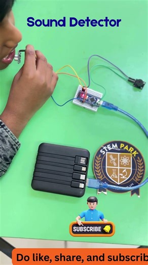 🔊 Sound Detector | Smart IoT STEM Project for Students #stempark #sound #viral
