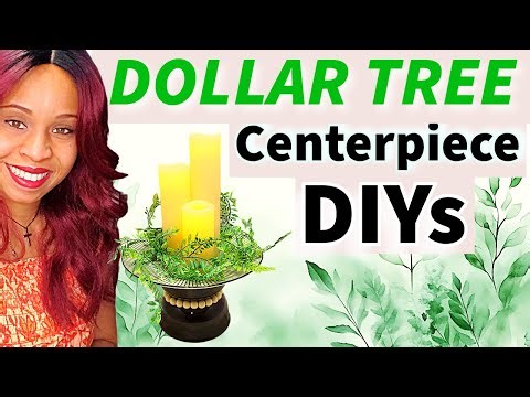 Transform Your Table Year-Round with These DIY Centerpiece Hacks! #dollartreediy