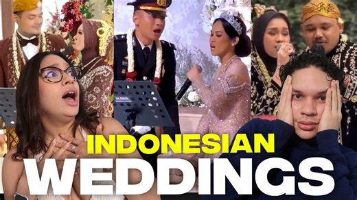 Weddings in Indonesia look unreal, Latinos react to singing brides