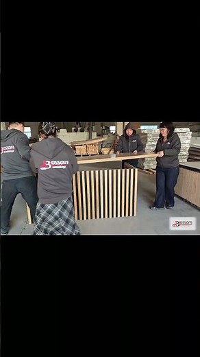 Explore Wooden Table Factory: Folding Bar Table Demo🎯