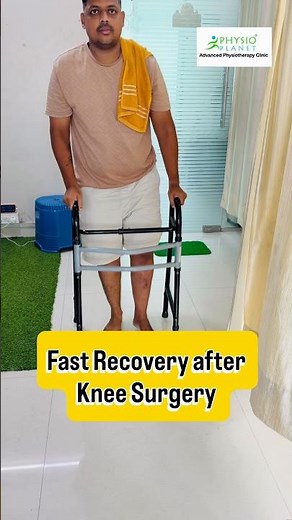Fast recovery after knee surgery
