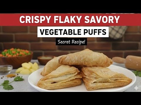 Bakery Style Veg Puff Recipe | Easy Homemade Veg Puffs