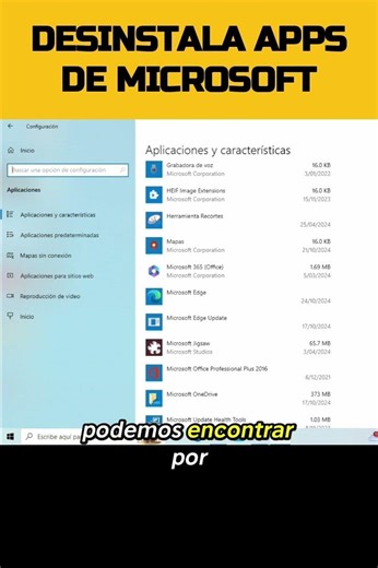 DESINSTALA APPS DE MICROSOFT y Optimiza tu PC #windowstips