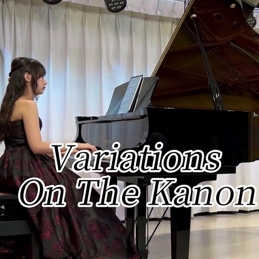 Pachelbel:Variations On The Canon arr.George Winston/中島毬愛(Maria Nakajima). #music #piano #ピアノ #japan