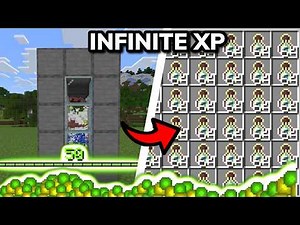 NEW SIMPLE AUTOMATIC XP FARM TUTORIAL in Minecraft Bedrock (MCPE/Xbox/PS/Switch/PC)