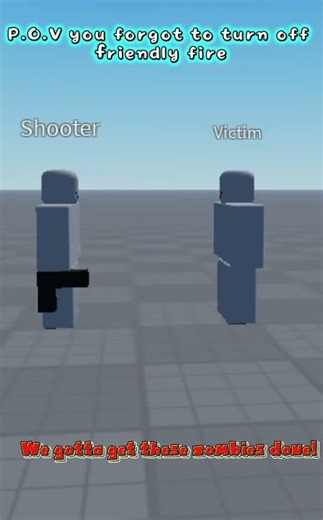 POV: You Forgot to Turn Off Friendly Fire 💀 (Roblox Animation)